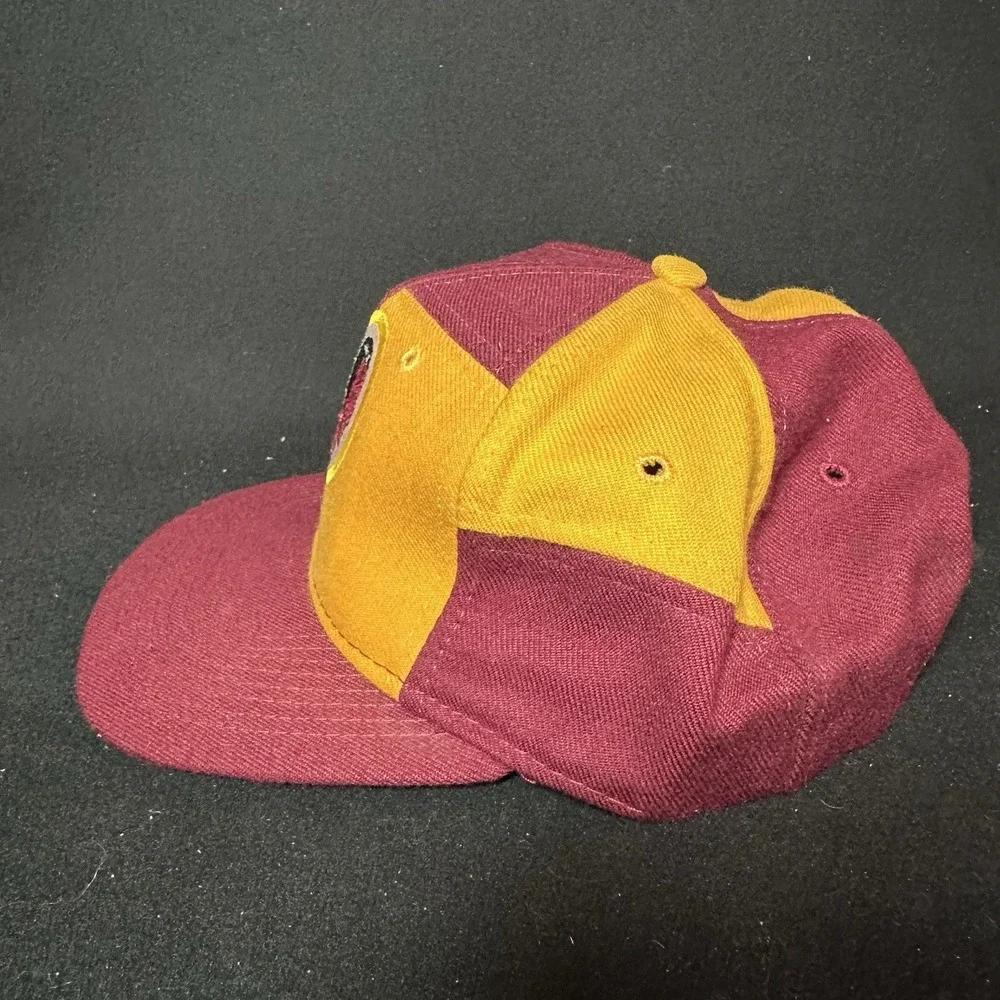 Washington Vintage Football Team NFL Color Block SnapBack Hat 90's Cap